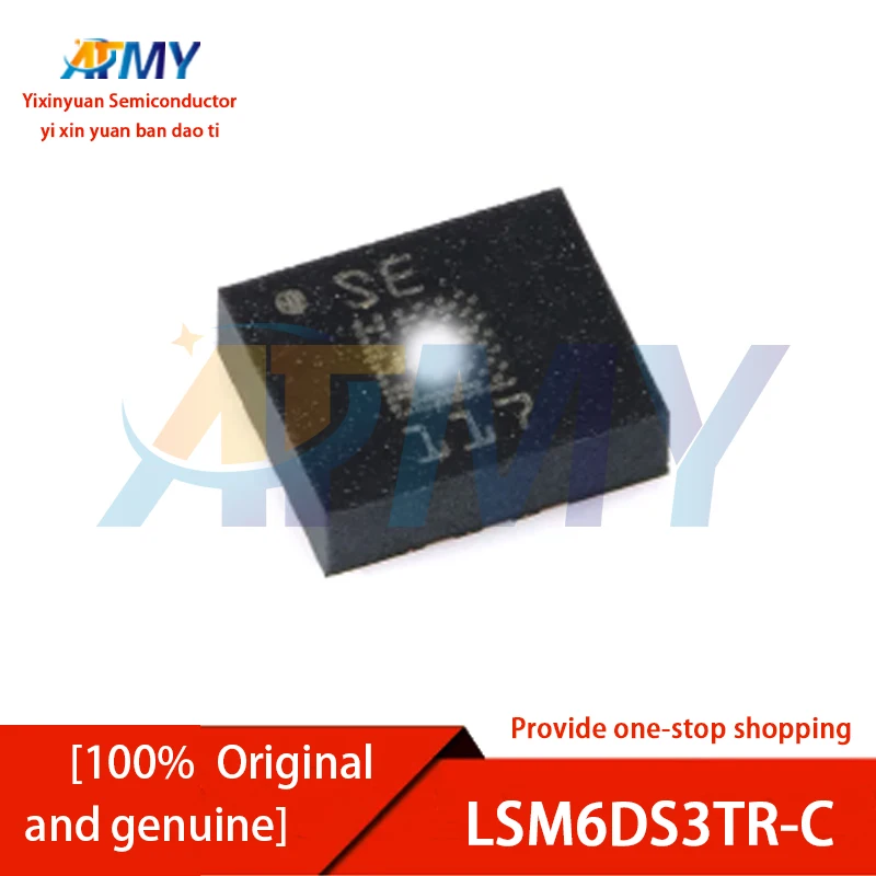 5piece LSM6DS3TR-C Silkscreen S Package LGA-14 Accelerometer/Gyroscope Sensor