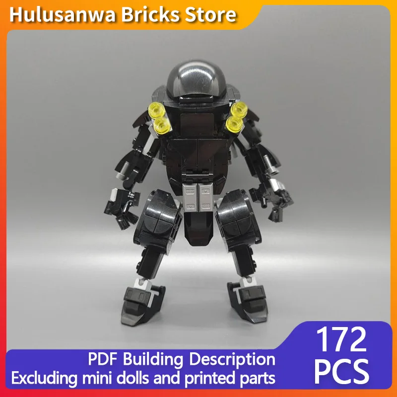 

Классическая боевая модель меха MOC, строительные кирпичи, военное оборудование, модульные технологии, подарки, праздник, сборка, детские игрушки, костюм