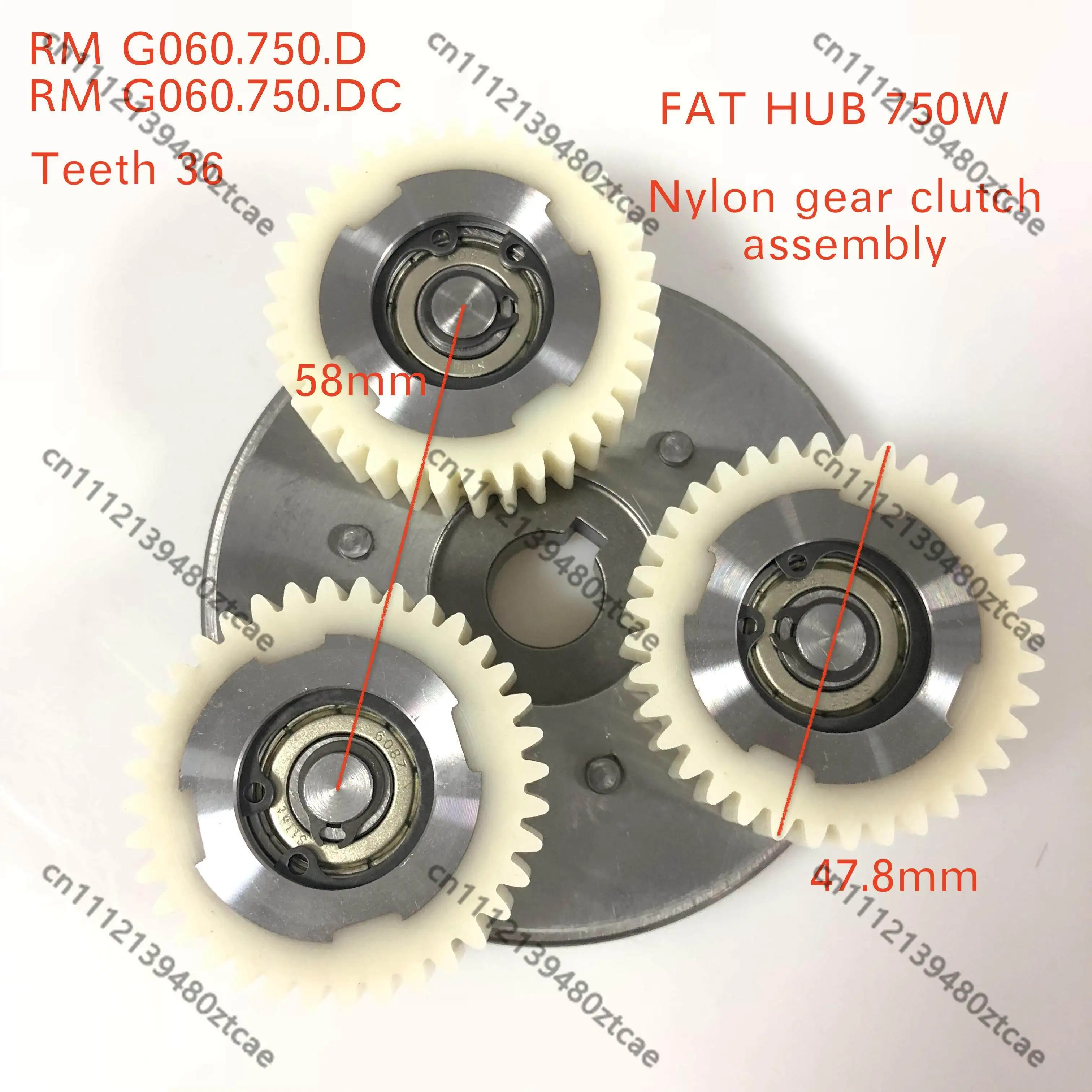 Clutch Planetary Gear Replacement Parts For  Snow Fat Tire E-bike Hub Motor Repair Accessories