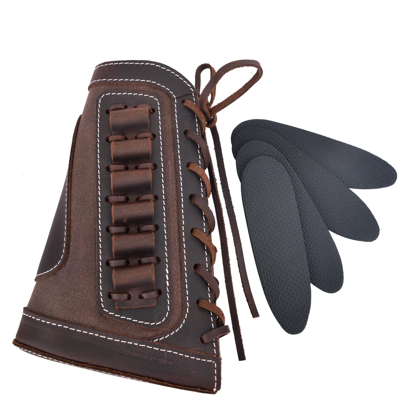 Tactical Hunting Rifle Cheek Rest Pad Gun Buttstock Holster Shell Holder for .308 45-70 .30-30 .357 .22LR .22MAG view 5