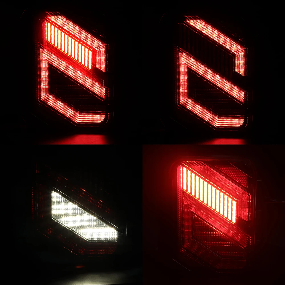 Car Rear Brake Lamp Turn Signal Reverse Light LED Tail Lights for Jeep Wrangler JL 2018 2019 2020 2021 2022 2023 Daytime Running