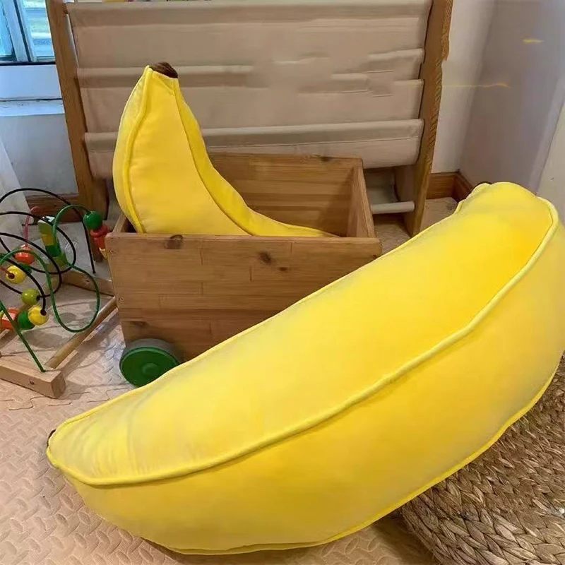 40cm Realistic Banana Doll Fruit Banana Plush Doll Throw Pillow Living Room and Bedroom Decoration For Kids Girlfriend Gift