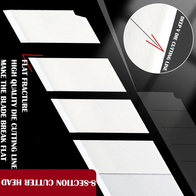 M & G 10 قطعة/الوحدة SK5 الصلب القاطع شفرات 9 مللي متر/18 مللي متر قطع سكّين متعدّد الاستخدامات شفرة سمك لتقوم بها بنفسك دائم الفن القاطع #4