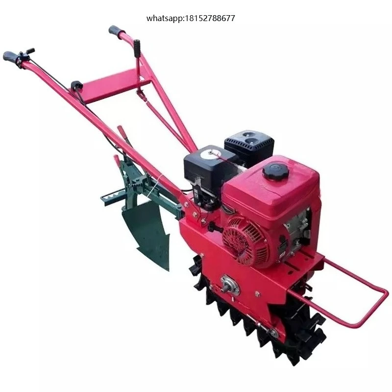 Multi-functional Cultivator Agricultural Scarifier Turnover Plow Small Rotary Tiller Ditching Plow Orchard Tractors