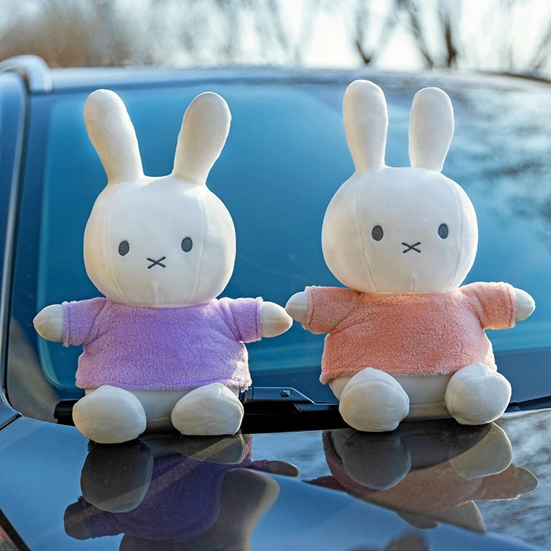 Simpatiche bambole di peluche morbide Miffy Bambole carine Giocattoli Ornamenti per il desktop di casa Ornamenti Bambole squisite per bambini Regali di compleanno di cartoni animati