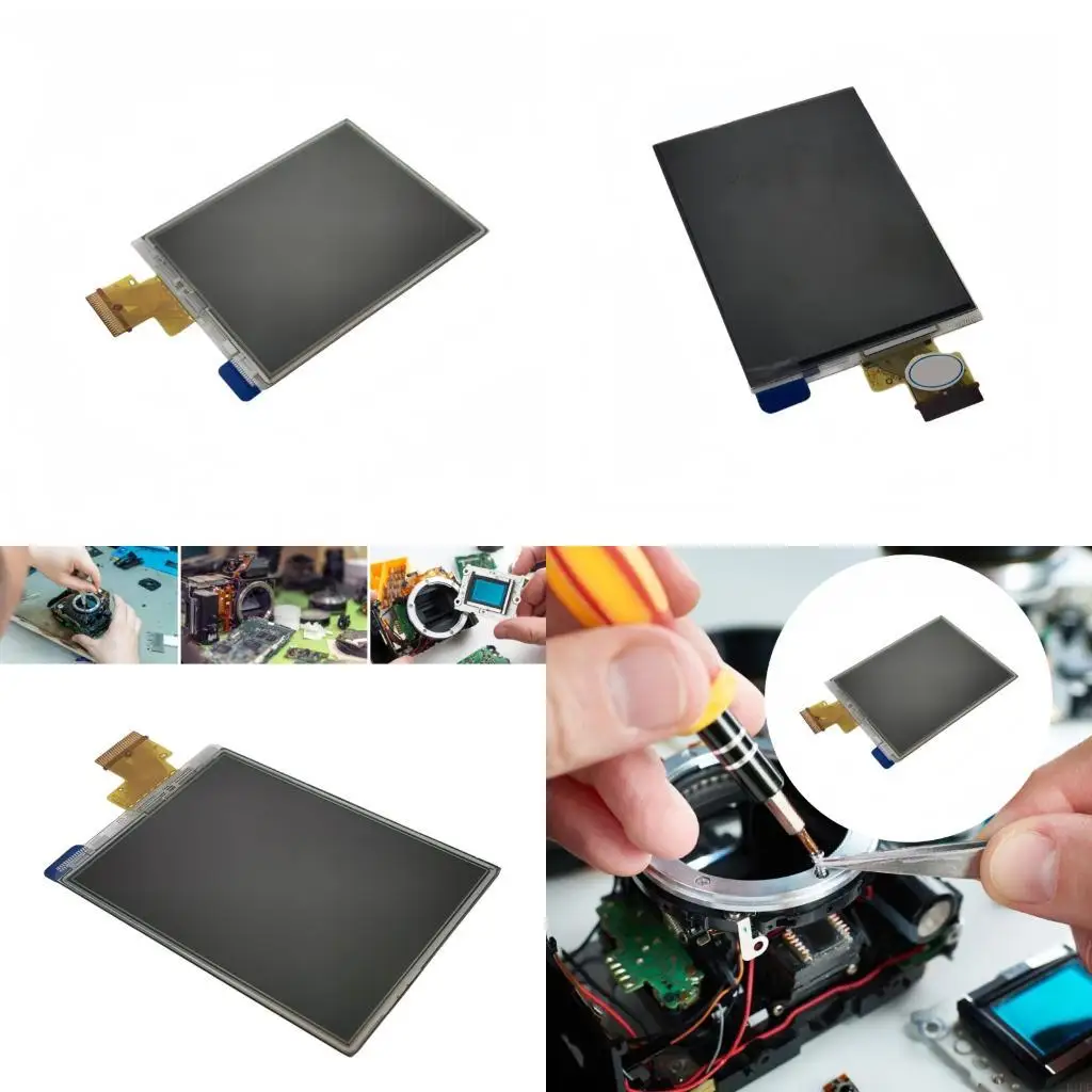 E1PF Upgraded LCD Display Screen Panel For S90 Digital Camera Enhances Images Clarities