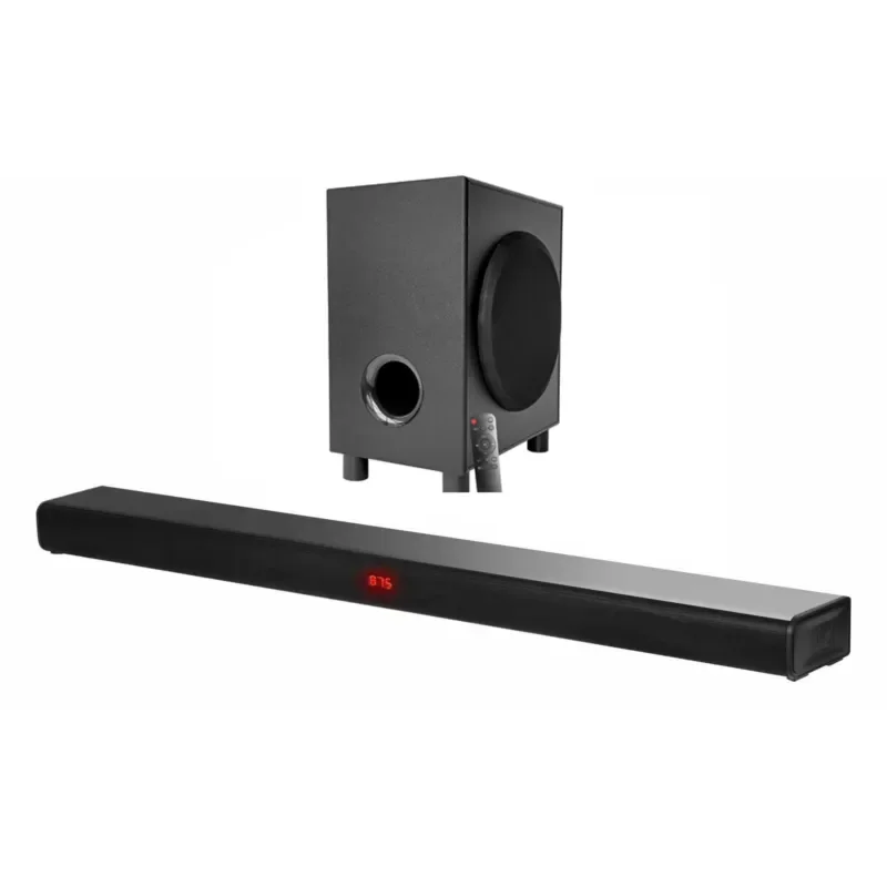 For 120W Wired TV Soundbar with Subwoofer Dolby Echo Sound System Wireless Microphone Speaker Direct from Manufacturer