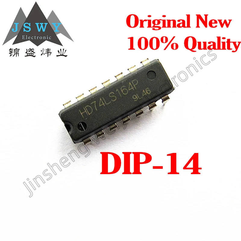 

(5/20 pcs) HD74LS164P HD74LS164 DIP-14 package original 8-bit serial input parallel output shift register chip