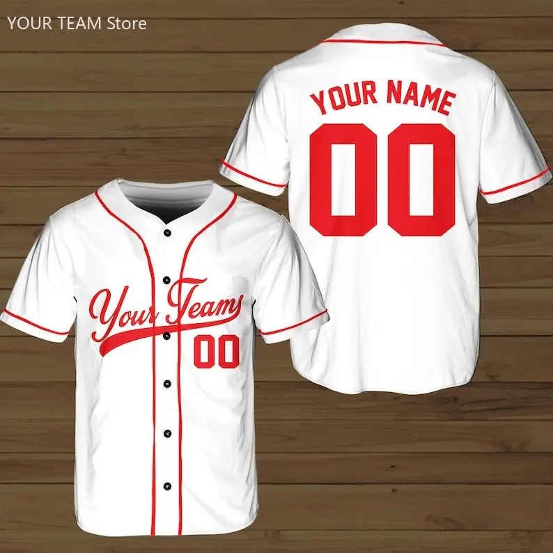 Personalized Team Name And Number Baseball Jersey, Custom Baseball Jersey Shirt, Uniform For Baseball FansLovers
