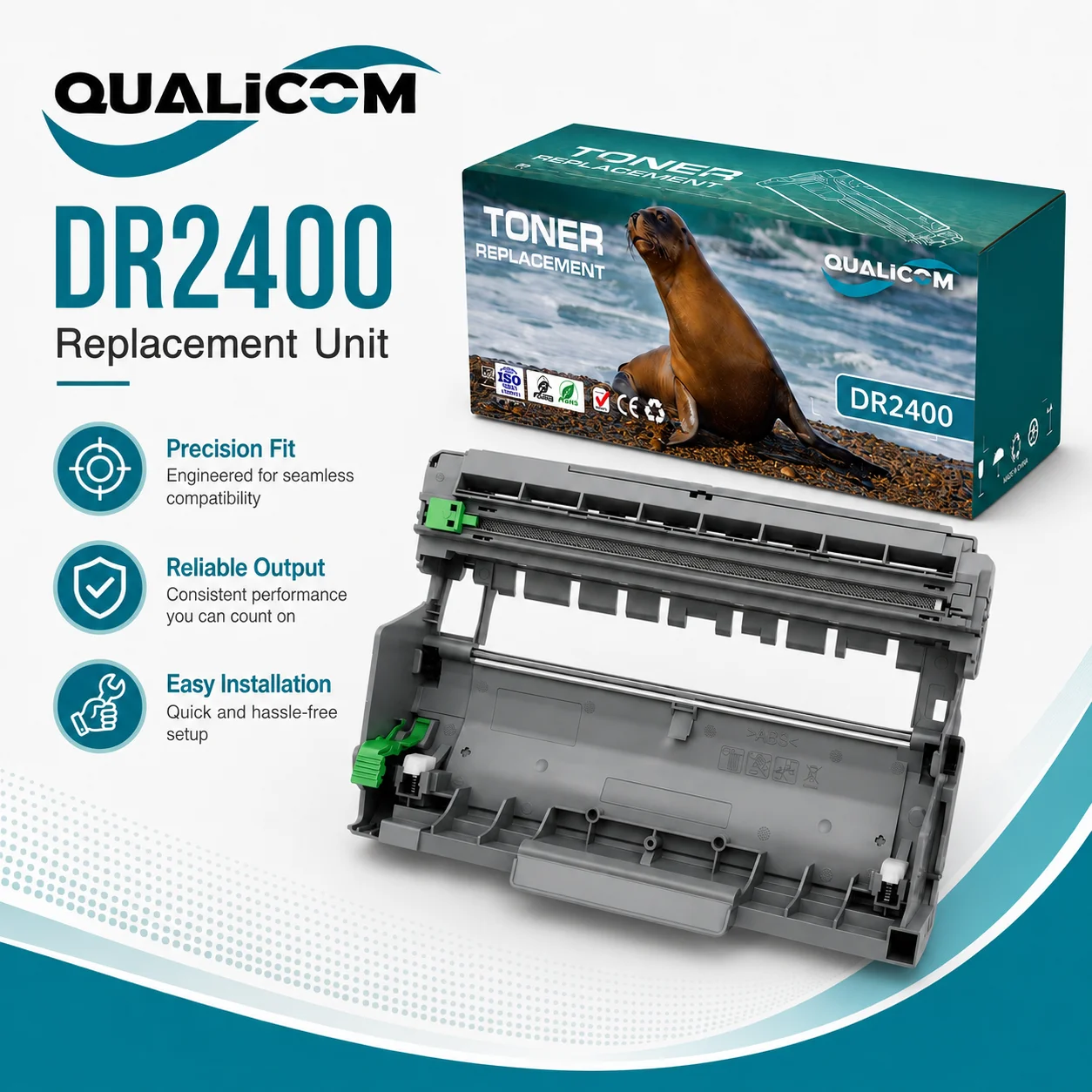 DR2400 Compatible Drum for Brother TN-2420 TN2420 Compatible with L2530DW L2710DW L2510D HL-L2375DW L2350DW L2710