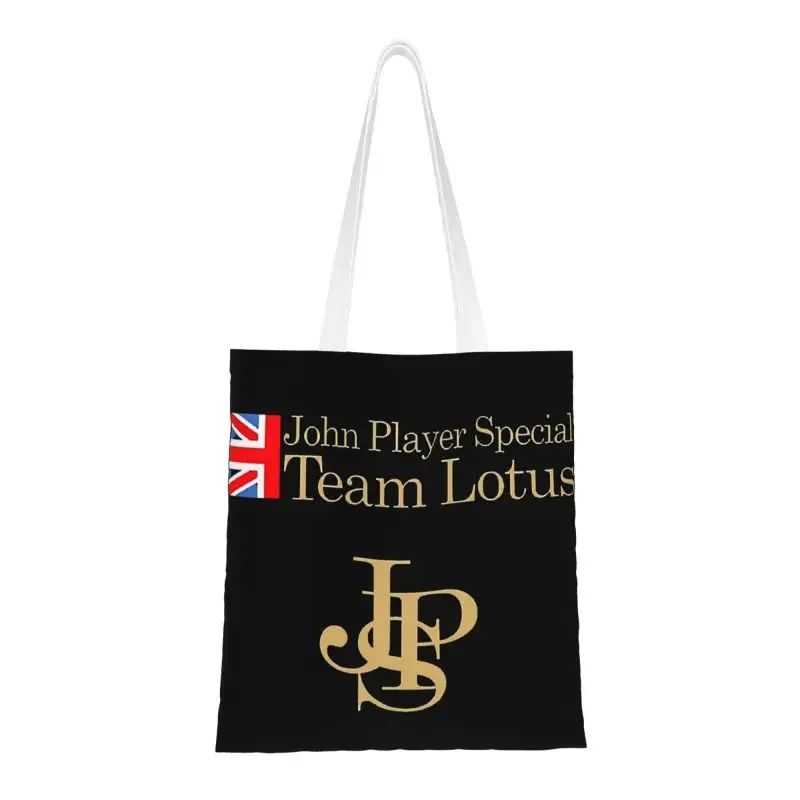 Kawaii JPS John Player Shopping Tote Bags Recycling Special Team Canvas Groceries Shoulder Shopper Bag