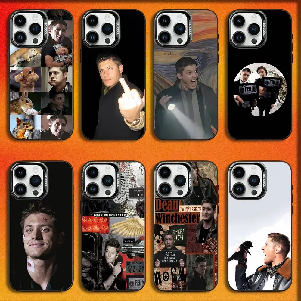 

Dean Winchester S-Supernatural Phone Case For iPhone 16,15,14,13,12,11,Mini,Pro,E,MAX Black Candy Matte Shockproof Cover