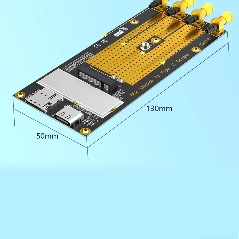 Karta adaptera modułu karty sieciowej M.2 B 4G 5G do Sierra EM9190 EM9191 SIM8300G-M2 SIM8200EA-M2 SIM8202G-M2 SIM8202E-M2 FM510