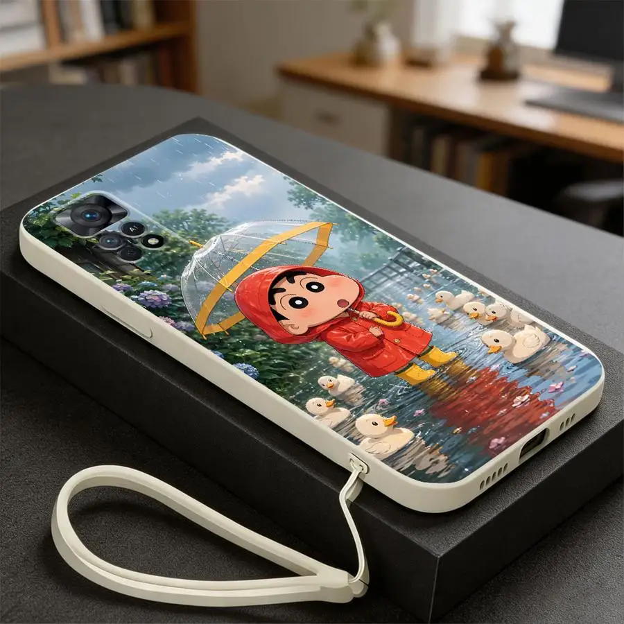Shin-Chans Umbrella Case for Xiaomi Redmi K60 K40 14C A1 A2 A5 13C 9 8 10 A3x 12C Phone Cover view 6