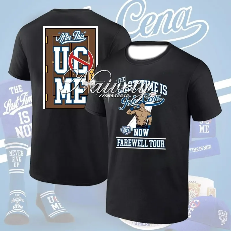 2026/25NewBest-sellingMen'sLight BlueJohnCena وداع TourTorontoT-shirt المرأة تي شيرت الأطفال/الكبار الرياضة التجفيف السريع