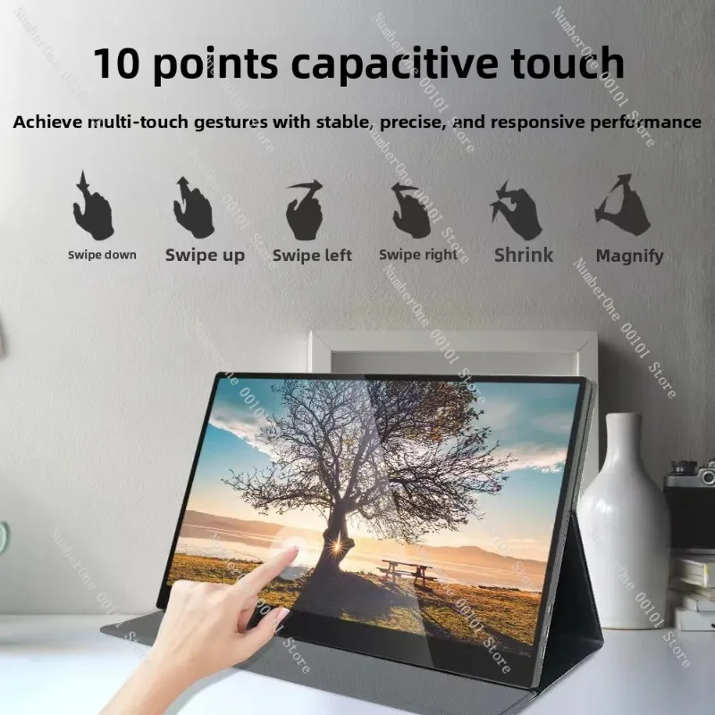 

Portable 15.6 Inch Touchscreen Monitor | External Secondary Display for Laptop