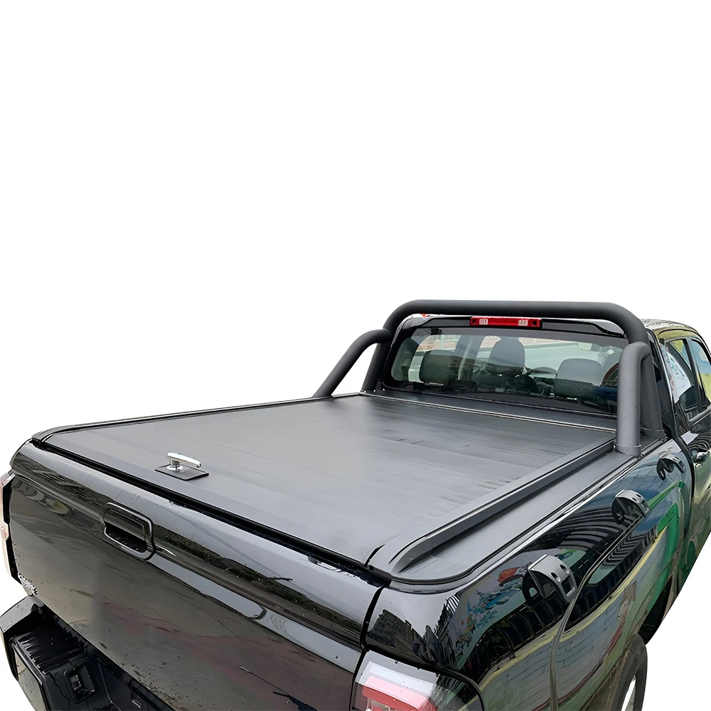 

Pickup Roll Up Tonneau Cover Truck Bed Covers For 5' 6'6'' 5'8'' Chevy GMC GM Dodge Nissan Toyota Ford