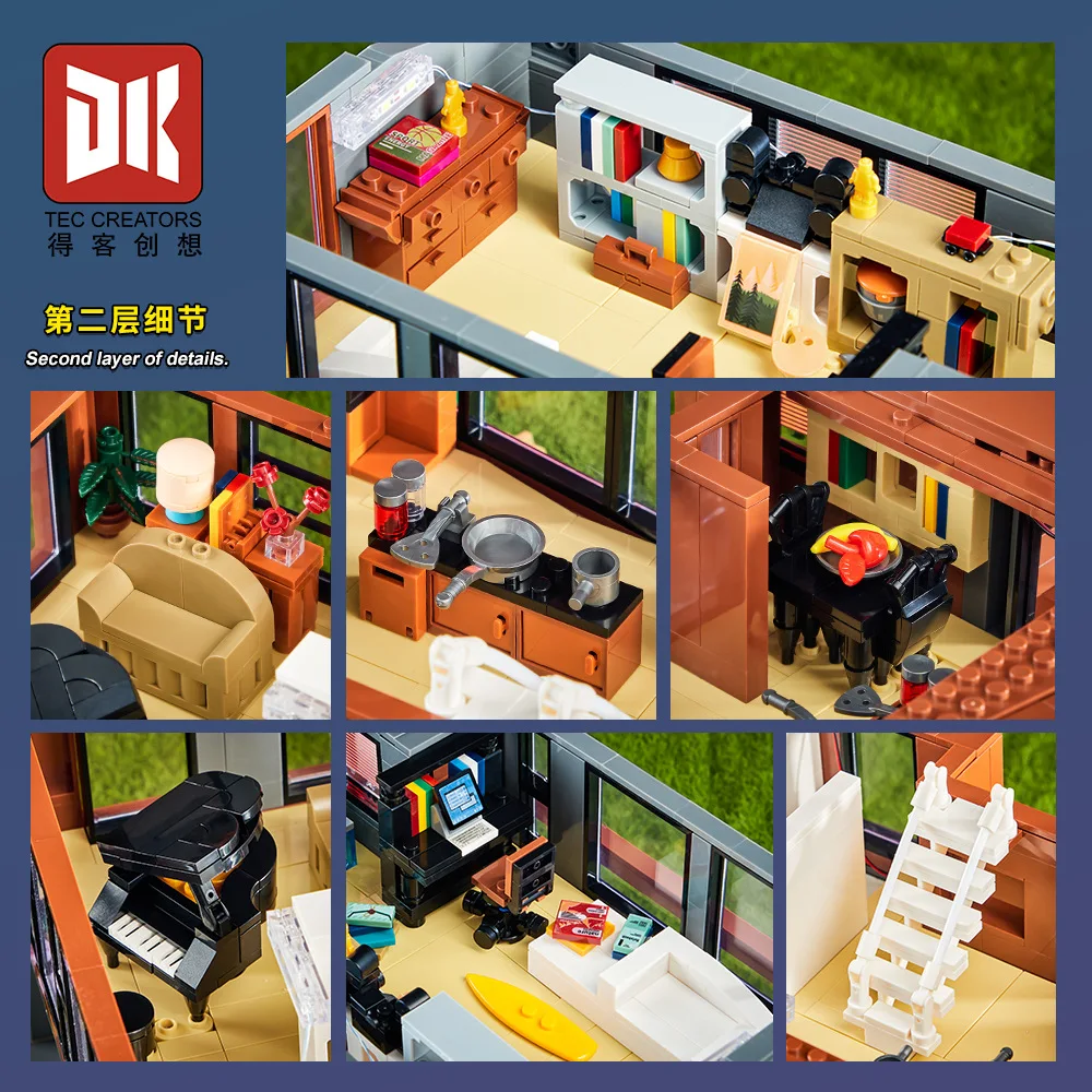 2813 stücke MOC Klassische Filme Cullen Haus Bausteine Modell Hawke Villa Ziegel Montage DIY Spielzeug für Kinder Geburtstag Geschenk