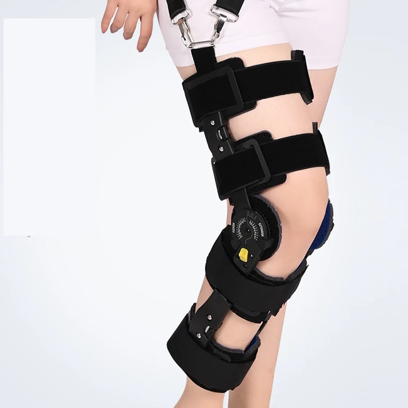 

Orthopedic Support Stabilizer After Surgery Adjustable Hinged Knee Brace Knee Joint Fixation Stretcher Leg Recovery Stabilizers