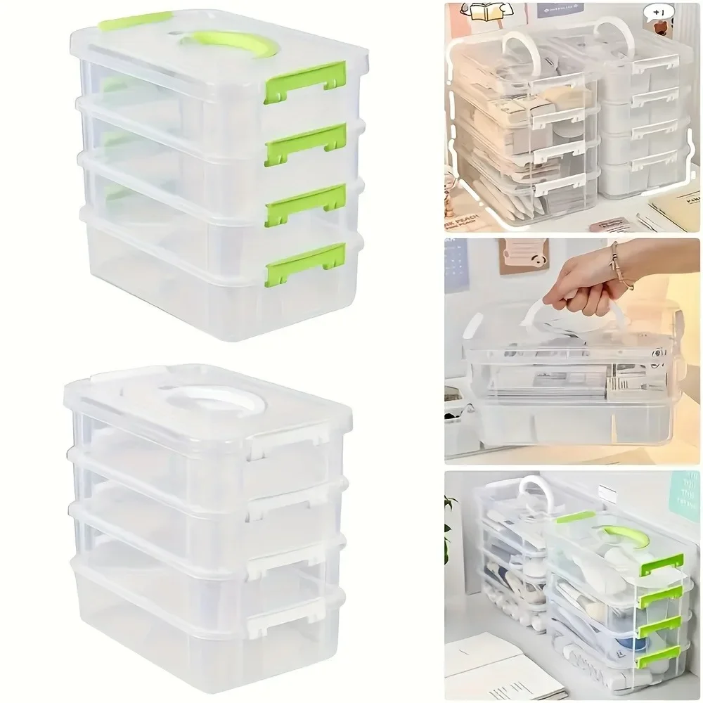 Building Blocks Storage Box Simplicity Tool Classification Boxes Toys Moisture-Proof Dividing Drawer Dustproof Storages Casket