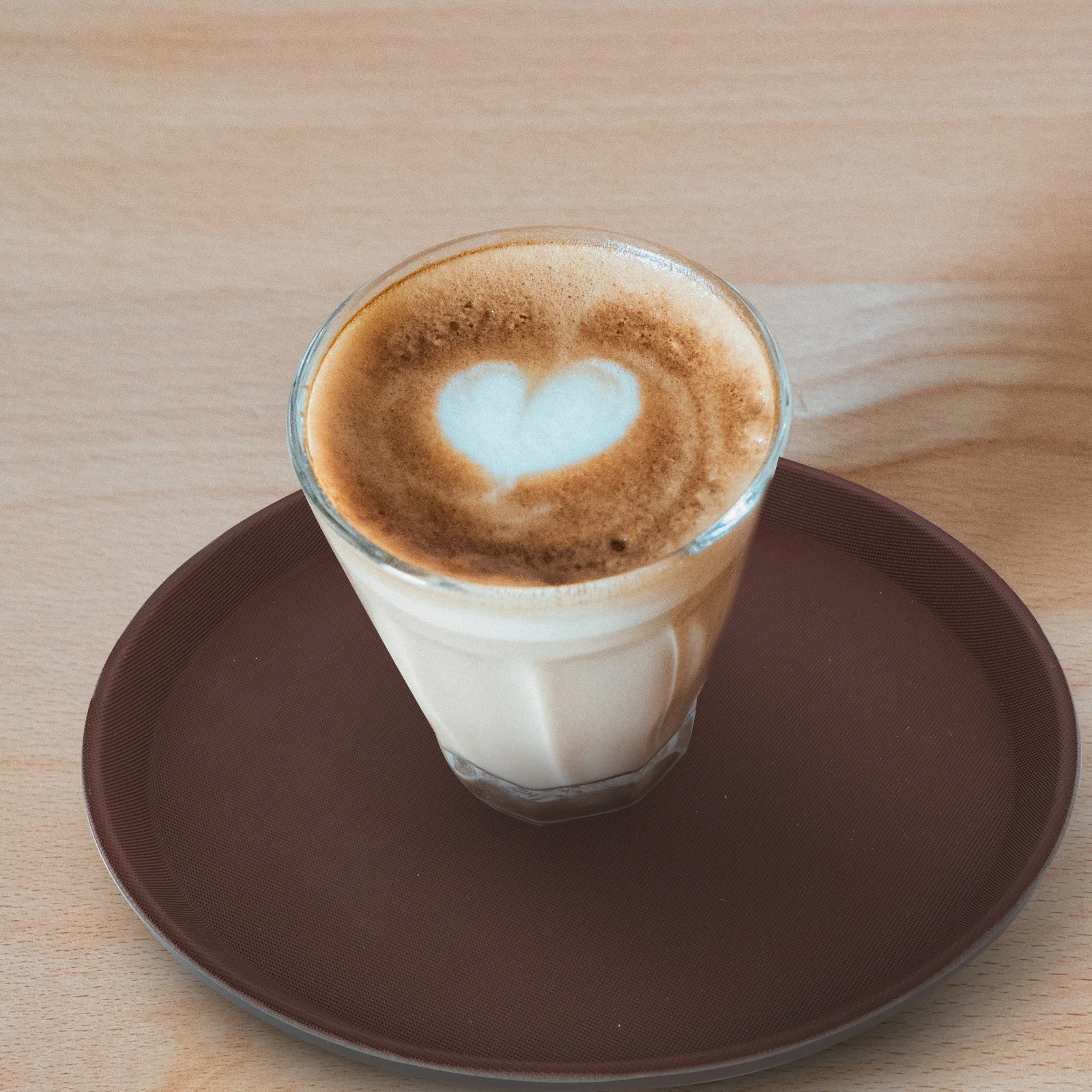 

1Pcs Versatile Drinks Plate Anti-Skid Heat-Resistant Tray for Milk Tea Wine Multiple Applications in Kitchen Dining