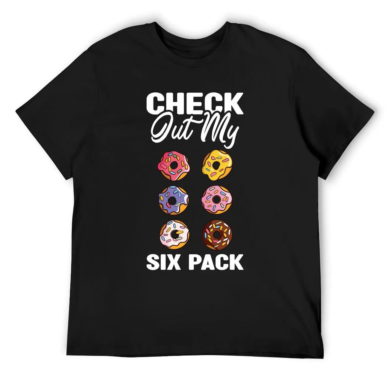 

Check Out My Six Pack Donut - Funny Abs Workout Jokes T-Shirt essential t shirt Clothing tops mens fashion