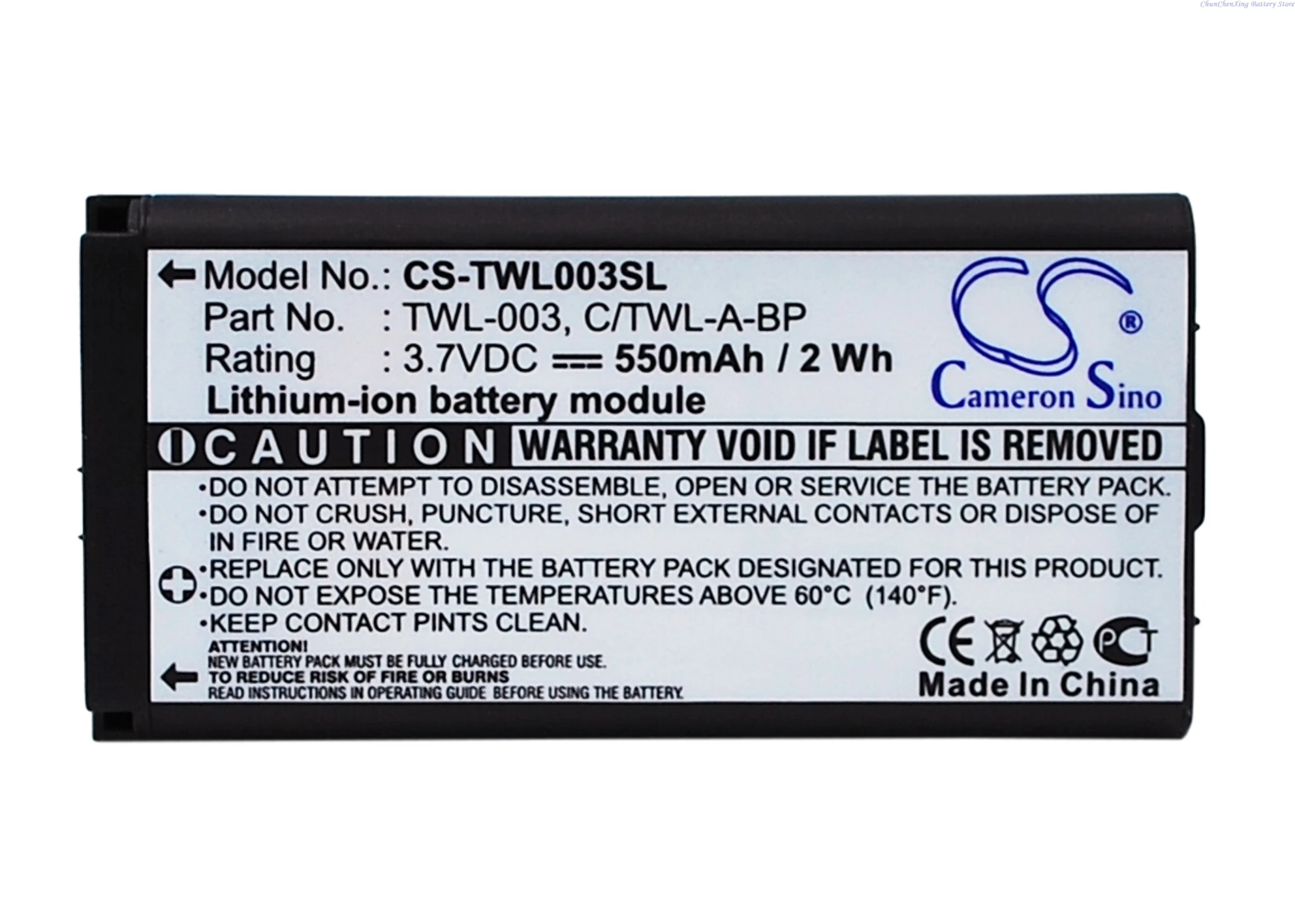 Cameron Sino 3.7V 550mAh/1100mAh Game Console Battery C/TWL-A-BP, TWL-003 for Nintendo DSi, NDSi, NDSiL