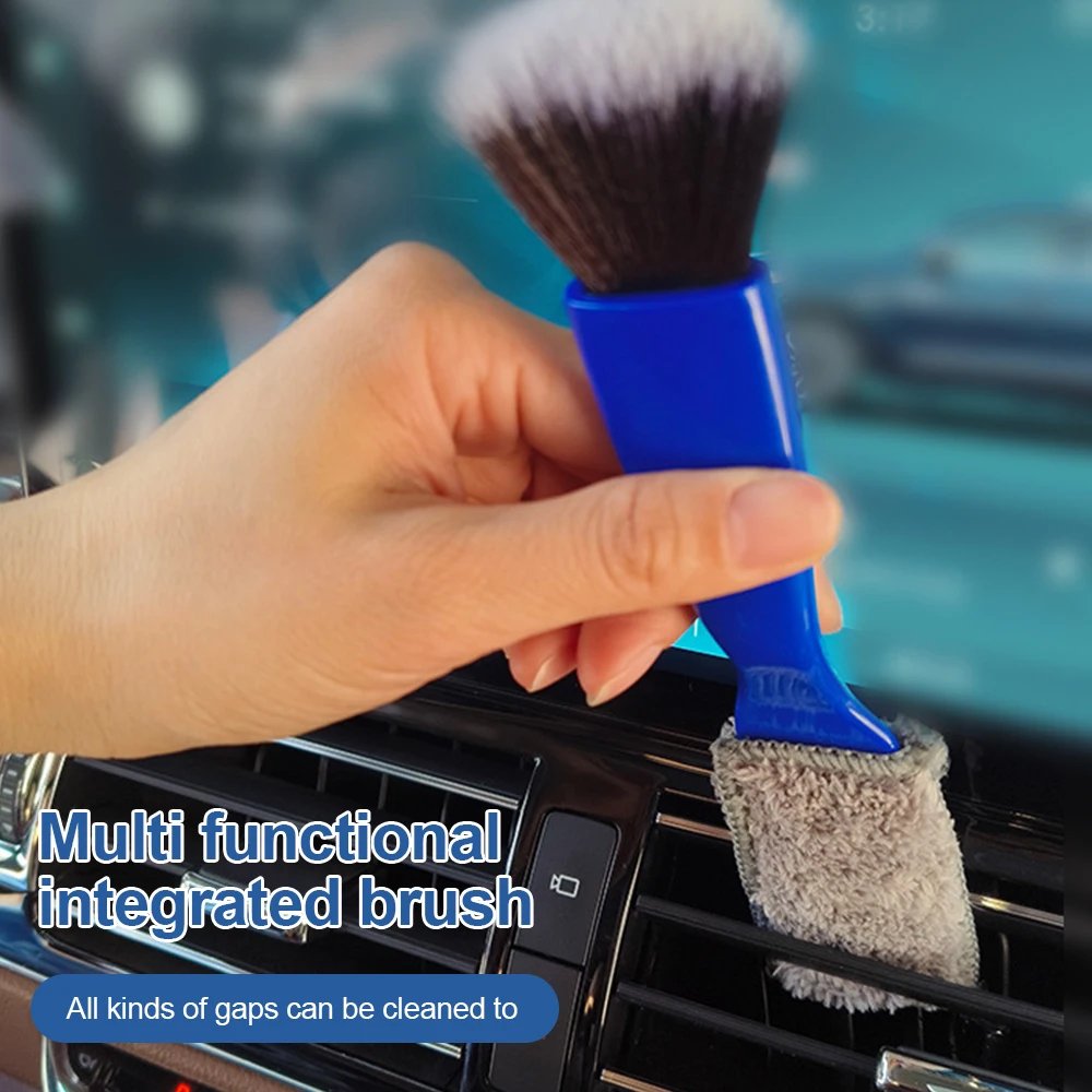 

Car Cleaning Tools Air Outlet Conditioning Air Vent Cleaning Duster Removal Brush Multifunctional Auto Interior Cleaning Tool