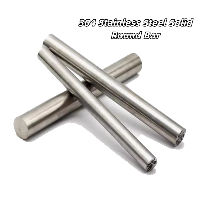 304 Stainless Steel Solid Round Bar Light Round Diameter 0.8-6.5mm Optical Axis Straight Bar Round Bar Zero Cutting Processing