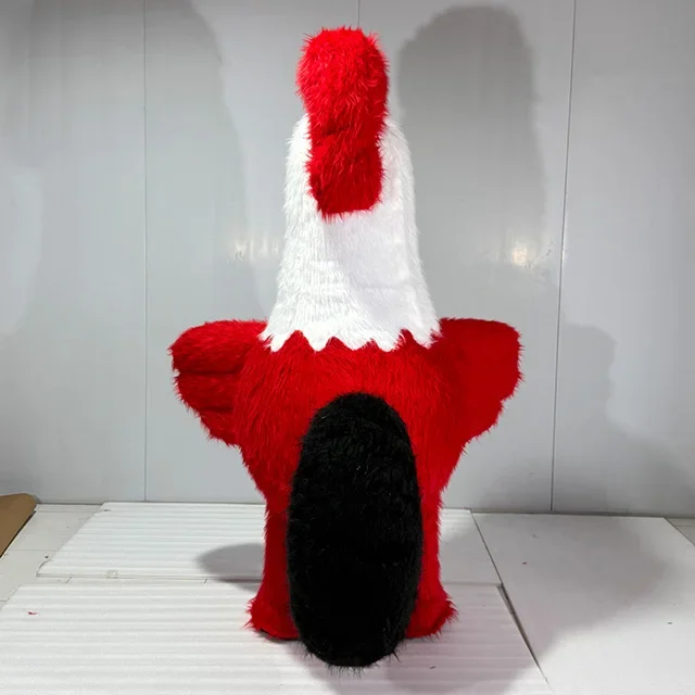 

Inflatable Rooster Plush Doll Costume Big Rooster Performance Costume Adult Celebrity Anime Carnival Party Events No Battery