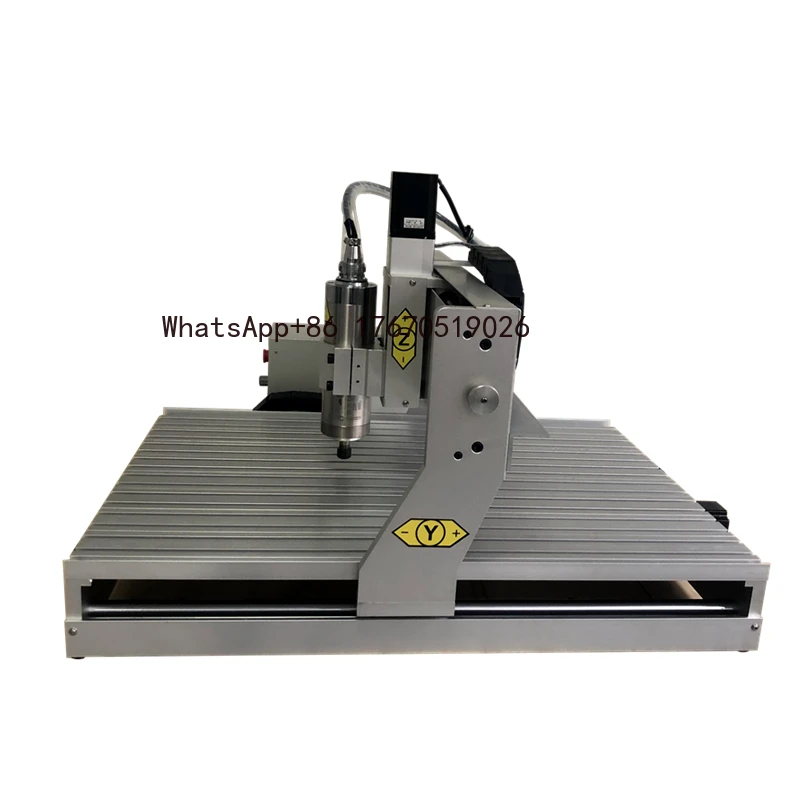 4-Axis 6090 CNC Router Wood Carving and Engraving Machine Ball Screw Transmission for Wooden Stone Glass Metal with Limit Switch