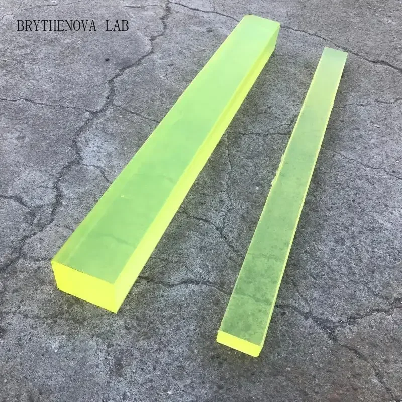 0.5m Solid Polyurethane Square Bar Rubber Block rectangle 20 25 30 35 40 45 50 55 60mm Temperature High Resistance Beef Tendon