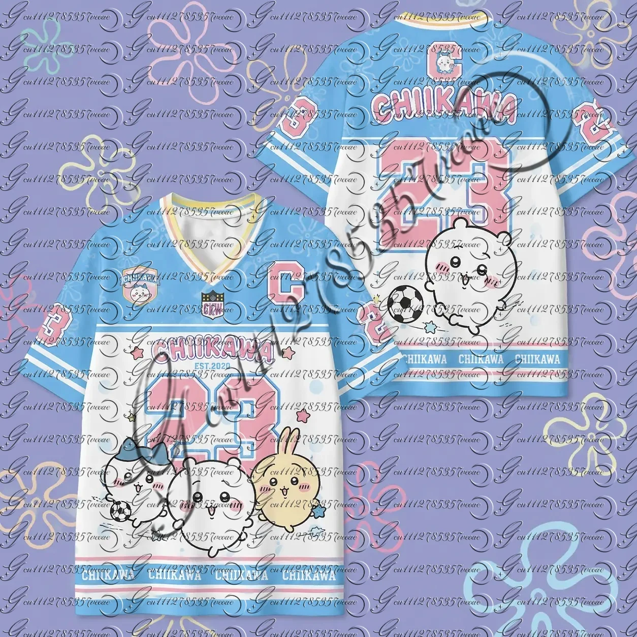 camisa-de-beisebol-com-estampa-frontal-e-traseira-chiikawa-kawaii-tecido-de-malha-estampa-grafica-com-numero-unissex-solta-estilo-hip-hop-para-combinar-em-familia
