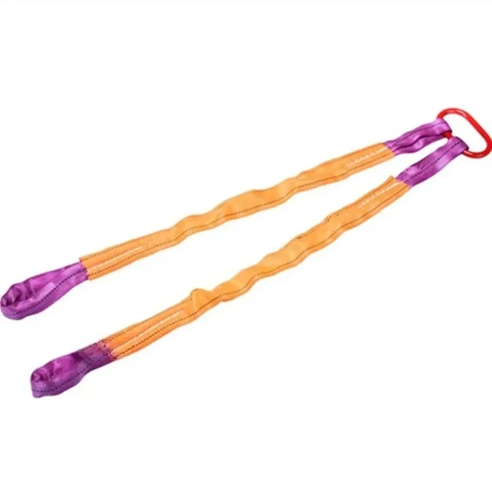 Multi-legged sling with hook Polyester webbing sling