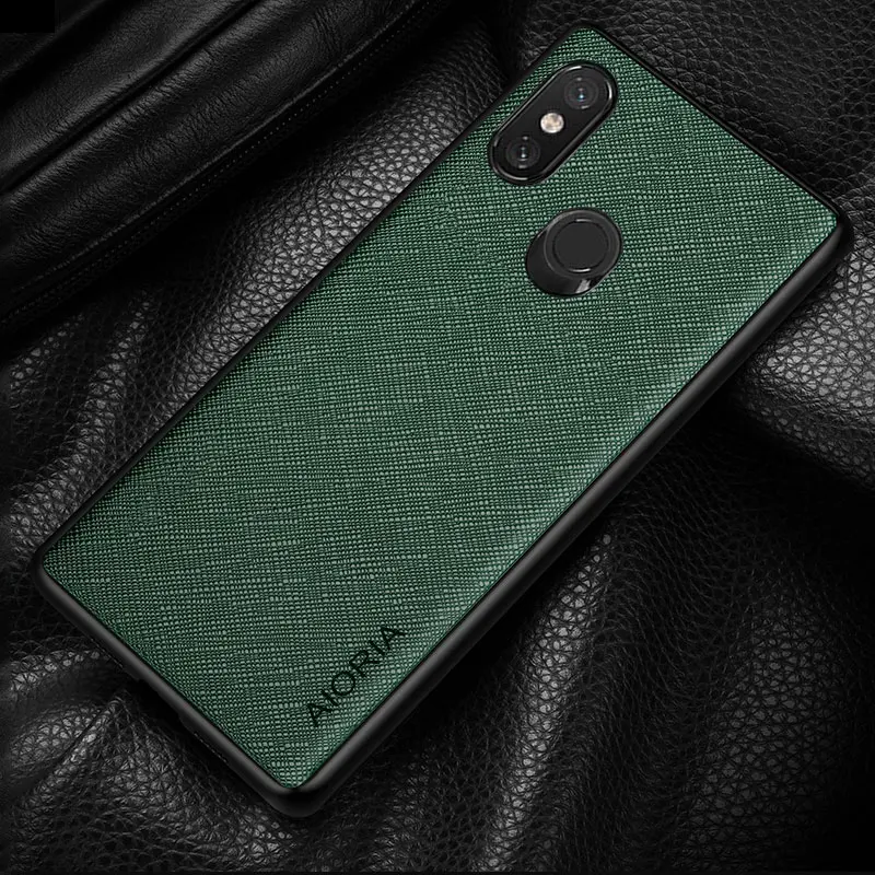Luxury leather case for Xiaomi Mi 8 and Mi 8 Lite
