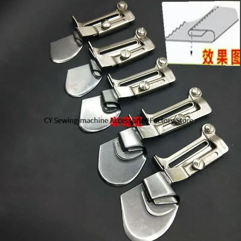 

A11 S72L Folder Binder Regulations Hem Pull Tube Hemmer Straight Edge Hemming Device Presser Tube Lockstitch Sewing Machine Part
