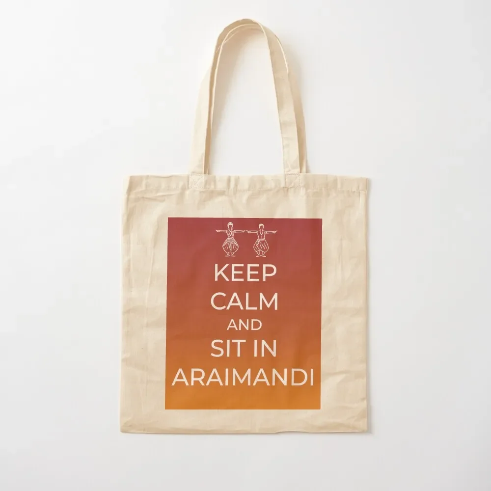 

Keep Calm and Sit in Araimandi (Color) Tote Bag Fabric bag Canvas stote bag