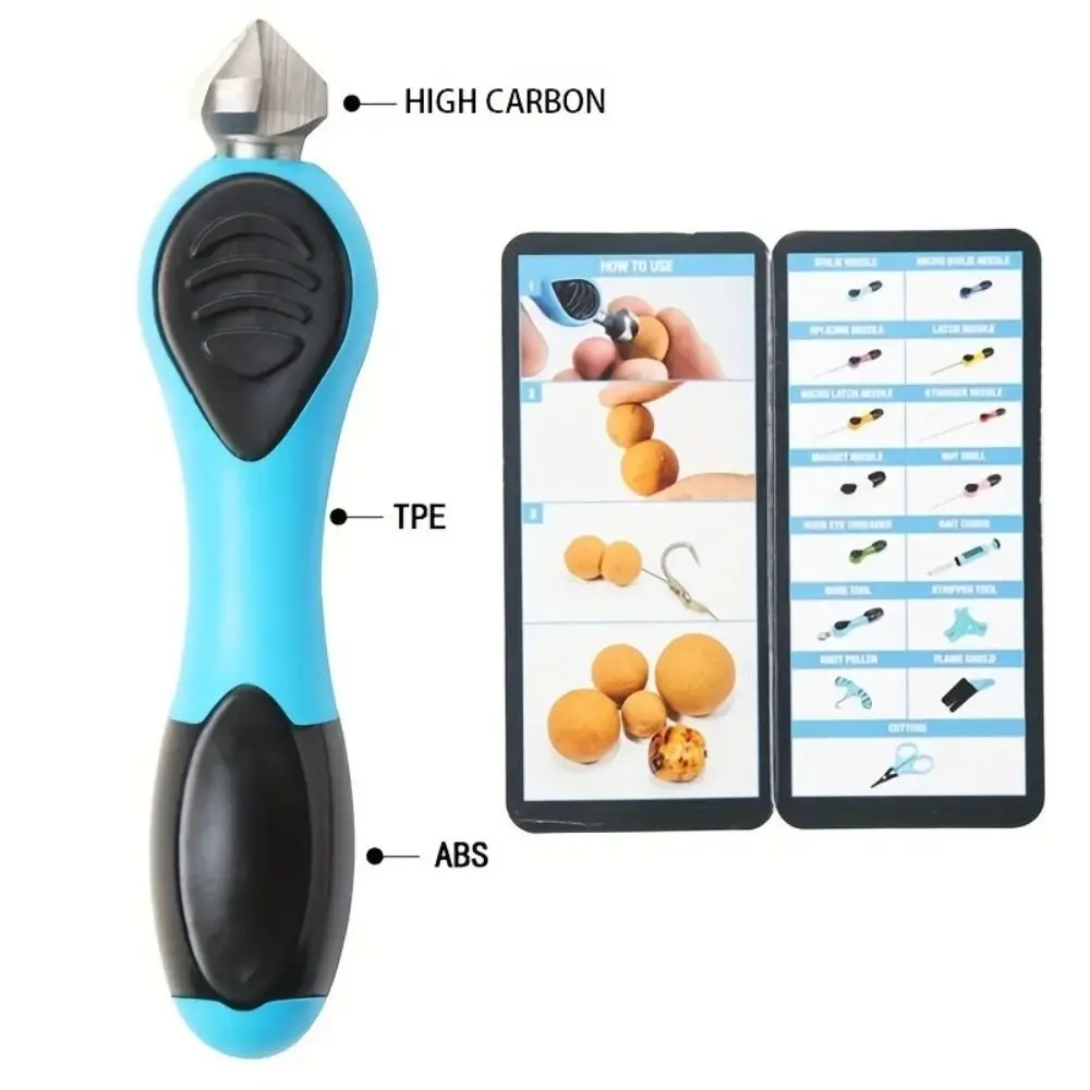 

New High Carbon Carp Fishing Hook TPE Marble Bait Snowman Rig Drill Anti-Slip Barb Needle Fishing Lure Fishing Accessories