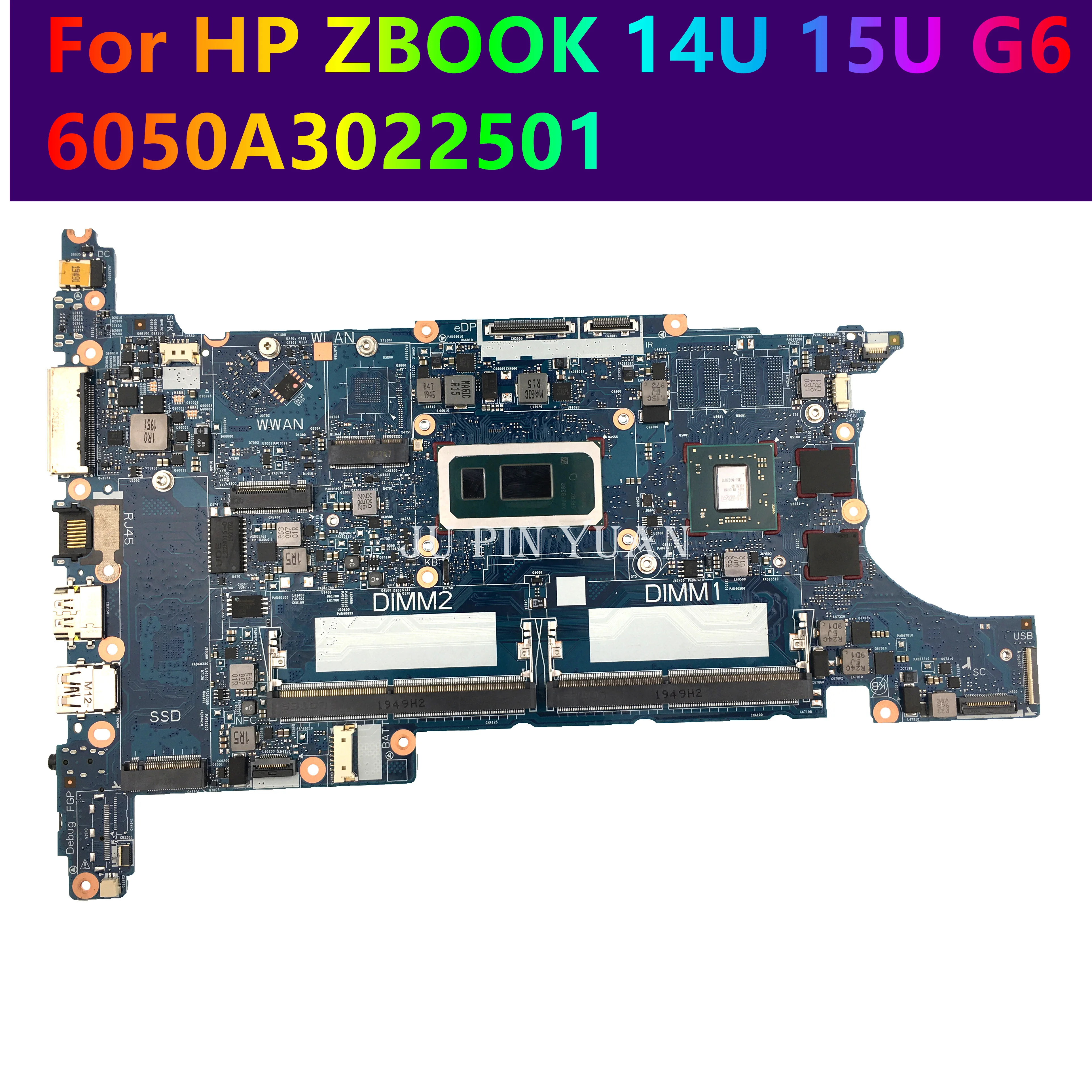 Mainboard L62753-601 For HP ZBook 14U 15u HSN-I24C Laptop Motherboard L62754-601 L62755-601 6050A3022501 100% Tested