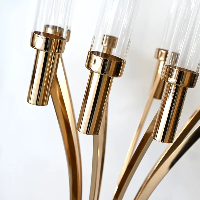 Aromatic Elegant Candles Holder Design Corner Candle Holder Wedding Floor Decoration Candleholder Aesthetic Home Candlestick