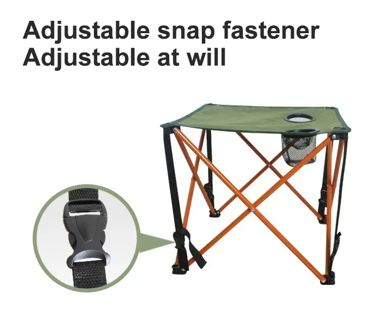 Outdoor folding table portable Oxford cloth table picnic leisure table and chair set camping folding table foldable furniture