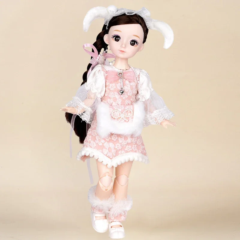 Cute 30cm Princess Clothes Suit Casual 1/6 BJD Dolls Outfit Dress Up Clothes Accessories