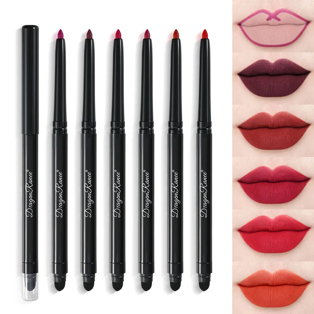 Matte Lip Liner for Easy Contouring, Waterproof and Sweat-Proof, Versatile for Daily Use, Long-Lasting, Fine and Non-Smudging, a Must-Have Lip Liner for Beginners