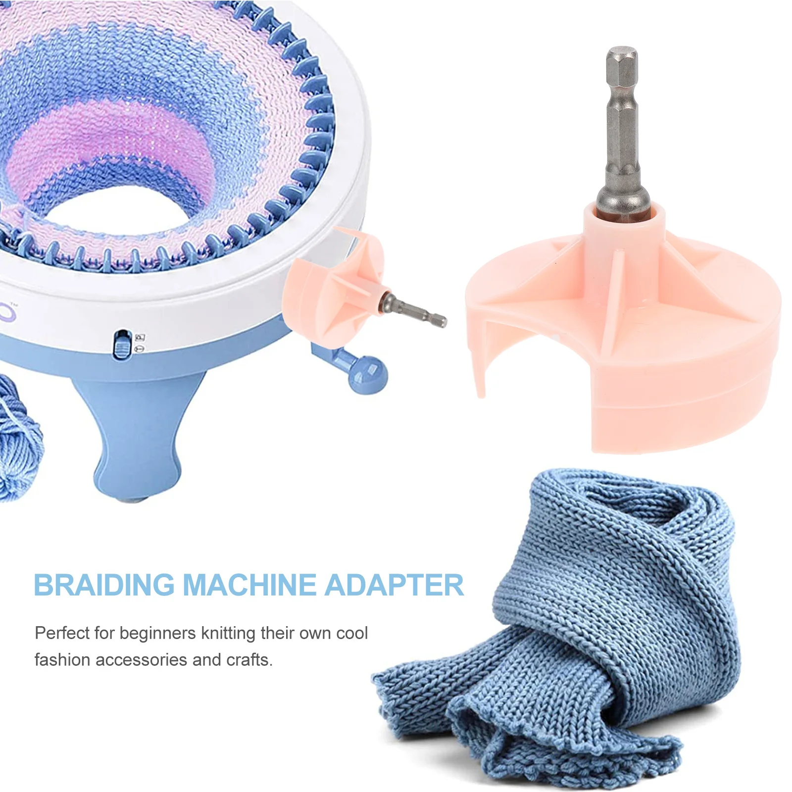 محول آلة الحياكة تصميم مدمج سطح أملس تركيب سريع DIY بها بنفسك الحرفية الحياكة تلوح في الأفق مقبض الطاقة محول الخياطة