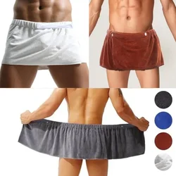 Men Soft Wearable Bath Towel Short Pants Soft Swimming Beach Towel Blanket