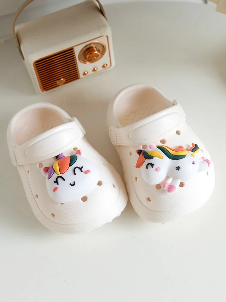 

Детские сандалии с героями мультфильмов, сандалии с единорогом, детские сандалии, повседневная обувь для дома и улицы.