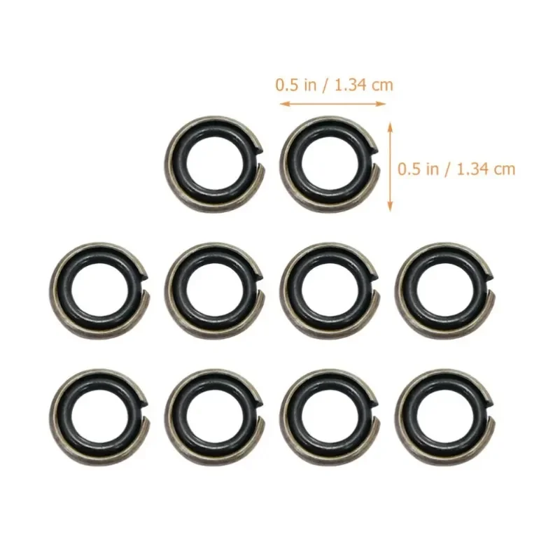50/100pcs Impact Wrench Socket Snap Retainer Rings Replacement Retaining Ring Clip with O-Ring