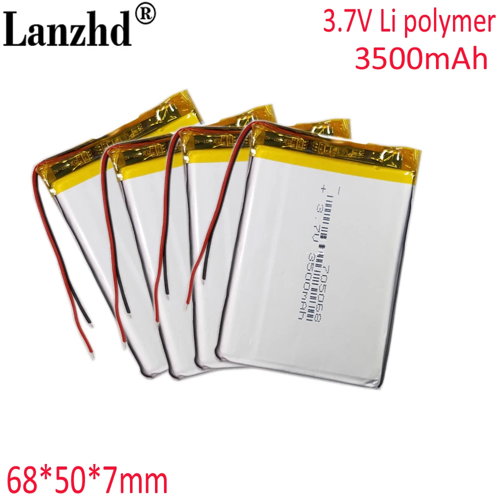 3.7v 3500mah Lithium Polymer Battery With Board For RG35XX Pda Digital Products 705068 705070 706070 755070 Battery