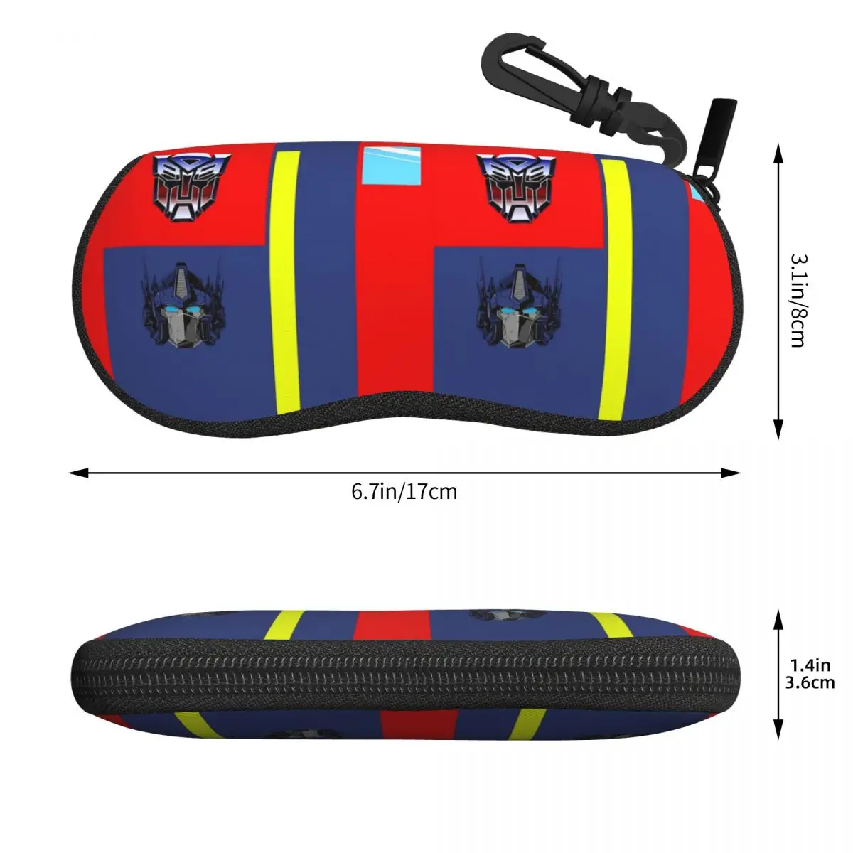 Autobots Prime Bag Shell Glasses Case Protector Sunglasses Box Women Men Soft Eyeglasses Bag Pouch