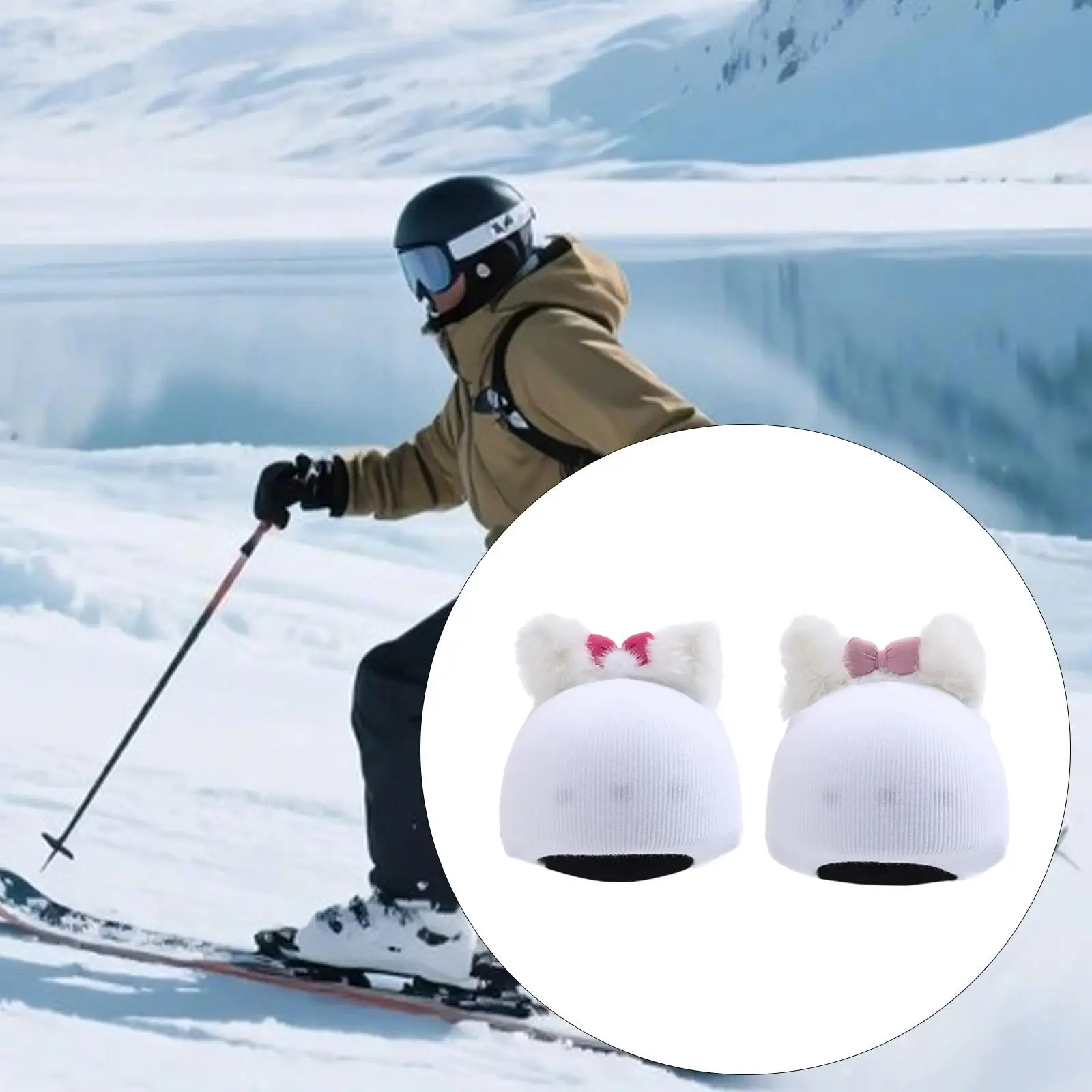 Capa para capacete de esqui Acessórios para esportes de inverno Capa para capacete de prancha de neve